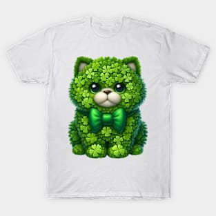 Clover Persian Cat St Patricks Day T-Shirt